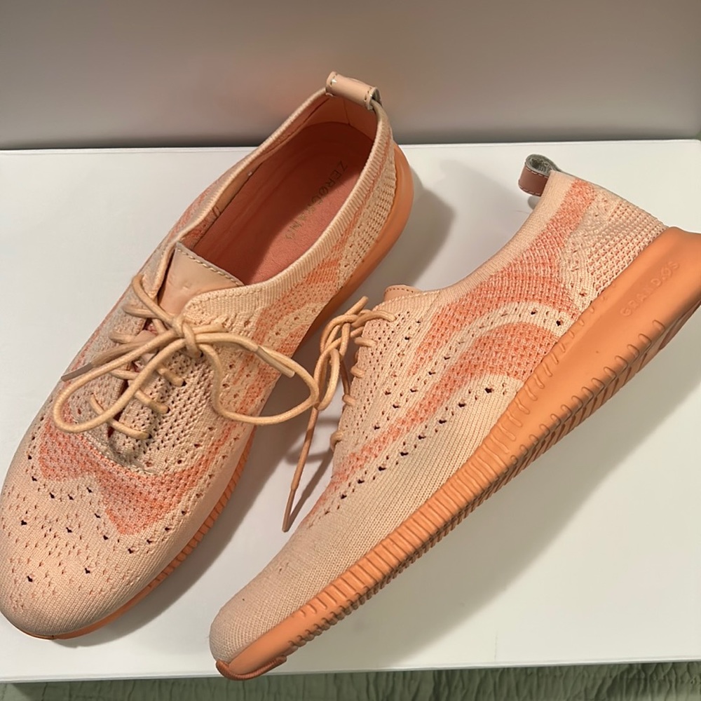Peach Cole Haan Grand OS shoes